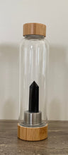 Load the image into the gallery, Bouteille d'eau avec quartz noir