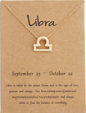 Load the image into the gallery, &lt;transcy&gt;Astrological Sign Necklace&lt;/transcy&gt;
