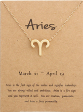 Load the image into the gallery, &lt;transcy&gt;Astrological Sign Necklace&lt;/transcy&gt;
