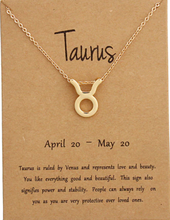 Load the image into the gallery, &lt;transcy&gt;Astrological Sign Necklace&lt;/transcy&gt;
