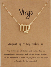 Load the image into the gallery, &lt;transcy&gt;Astrological Sign Necklace&lt;/transcy&gt;
