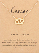 Load the image into the gallery, &lt;transcy&gt;Astrological Sign Necklace&lt;/transcy&gt;
