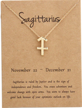 Load the image into the gallery, &lt;transcy&gt;Astrological Sign Necklace&lt;/transcy&gt;
