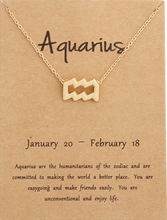 Load the image into the gallery, &lt;transcy&gt;Astrological Sign Necklace&lt;/transcy&gt;
